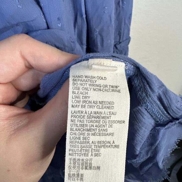 FREE PEOPLE Across the Sea Mini Dress Lilac Purple Periwinkle Size Large NWT New - Picture 8 of 10